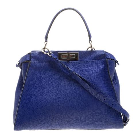 fendi blue and white bag|fendi light blue bags.